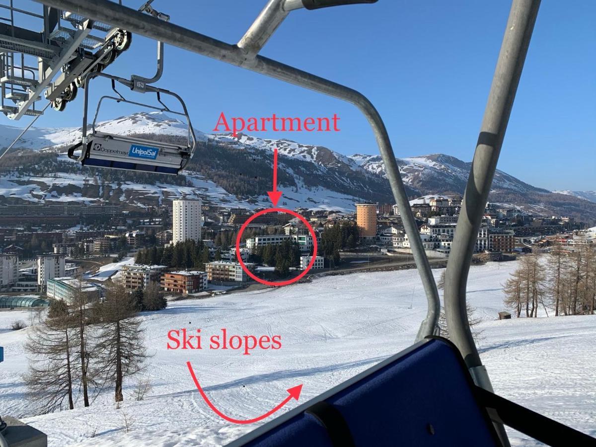 Nice House On The Ski Slopes 세스트리에 외부 사진